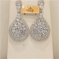 Orecchini Vidali Gioielli Donna in Argento Zircone ORAR-40-34 - ORAR-40-34
